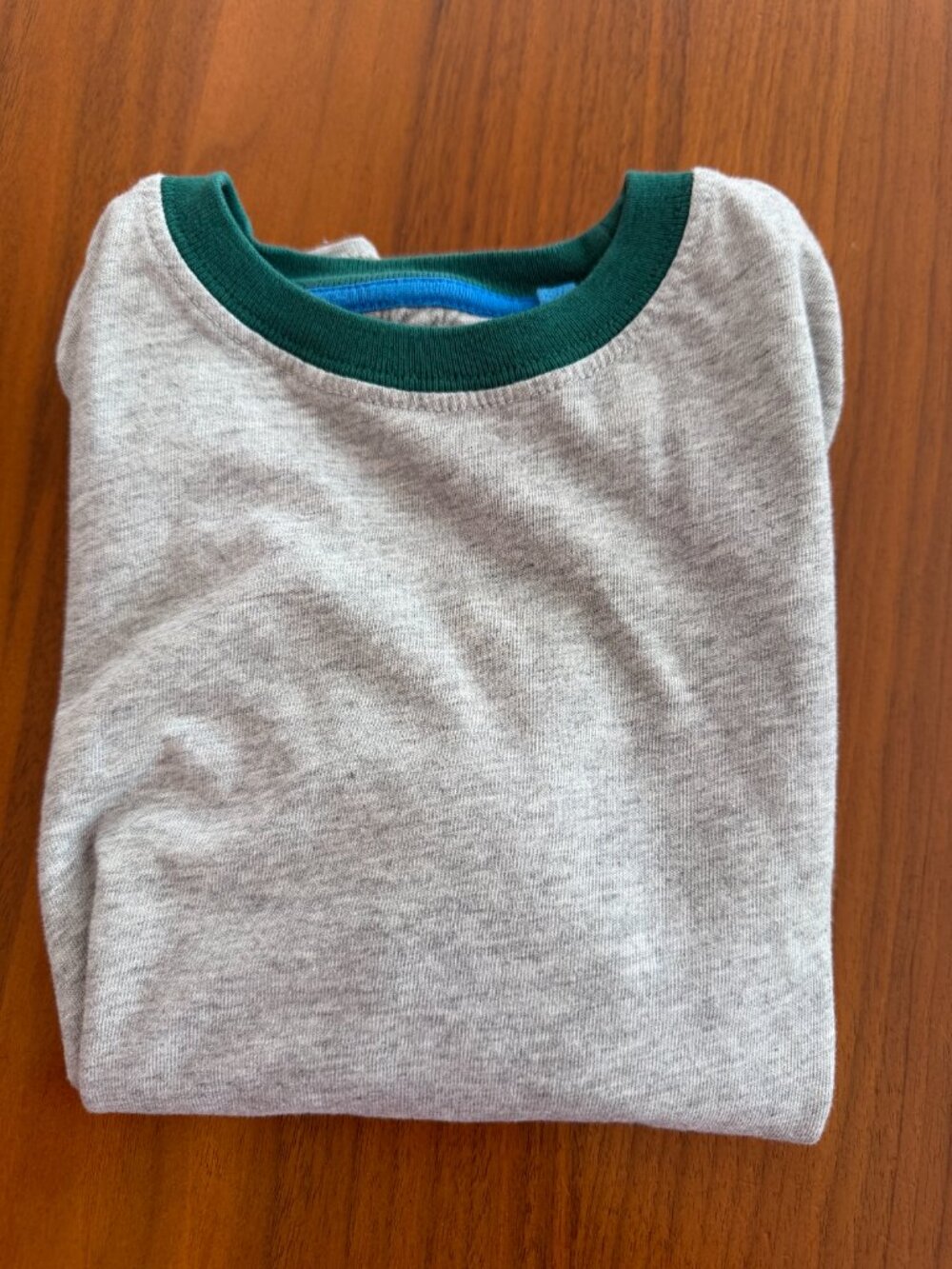 Mini Boden Boys Multi colored long sleeved t-shirt (gray, red, blue) - Picture 3 of 3